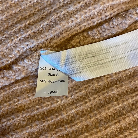 Chunky Knit Wool Blend Cardigan Sweater Designed in Spain S - Picture 11 of 13